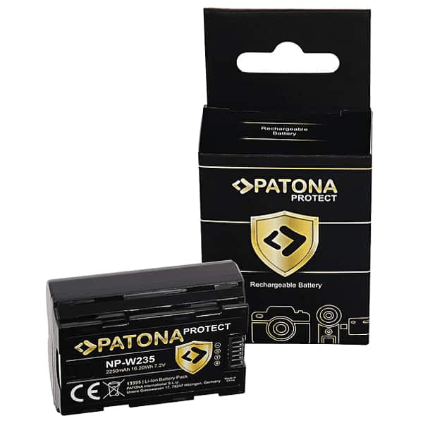 Patona Batteria NP-W235 per Fuji X-T4/T5 Patona Batteria NP-W235 per Fuji X-T4/T5